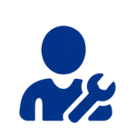 qualified technician icon