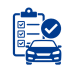 vehicle inspection checklist icon